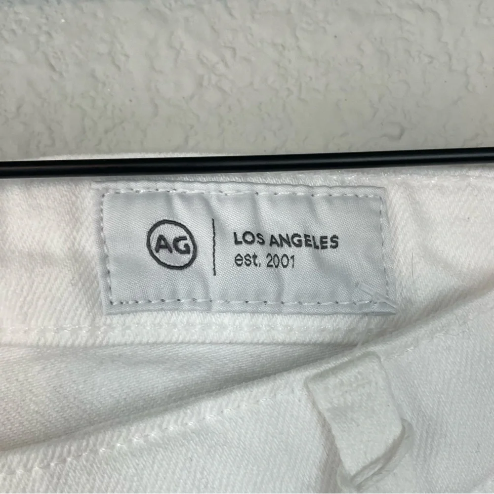 New! AG Adriano Goldschmied Prima Ankle Cigarette Leg Jeans in White - Size 31 - Picture 9 of 10
